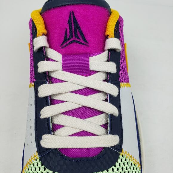 Nike JA 1 SE "Welcome To Camp" Youth Sz 5Y Womens Sz 6.5 Navy Purple Gold Shoes - Picture 9 of 11